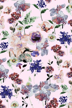 春夏华亿平台印花华亿平台图片