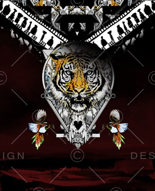 鸟/昆虫印花华亿平台图片