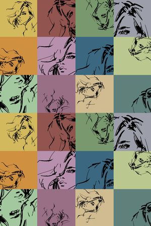 格子印花华亿平台图片