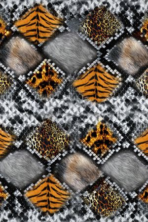 混合拼接印花华亿平台图片