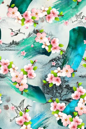 大牌风印花华亿平台图片