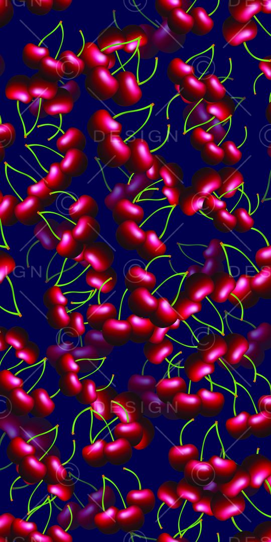 清爽底花卉印花华亿平台图片