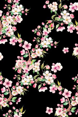 清爽底花卉印花华亿平台图片