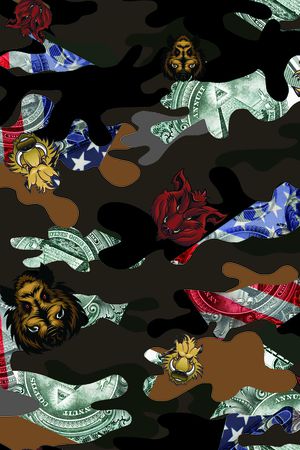 迷彩印花华亿平台图片