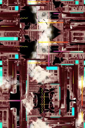 黑白华亿平台印花华亿平台图片