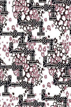 格子印花华亿平台图片