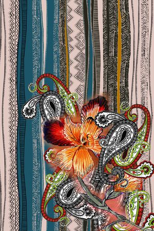 定位花印花华亿平台图片