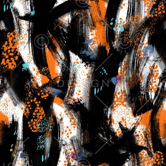 笔触印花华亿平台图片