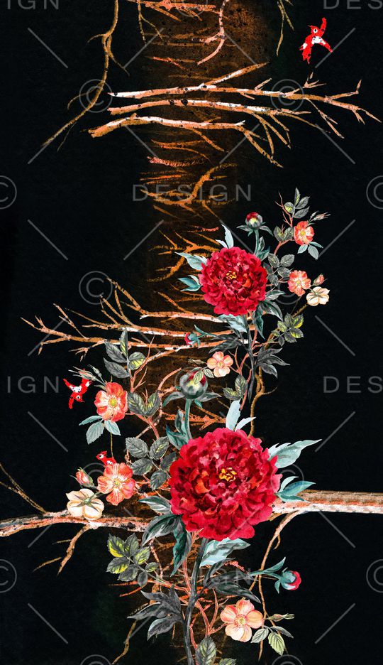 定位花印花华亿平台图片