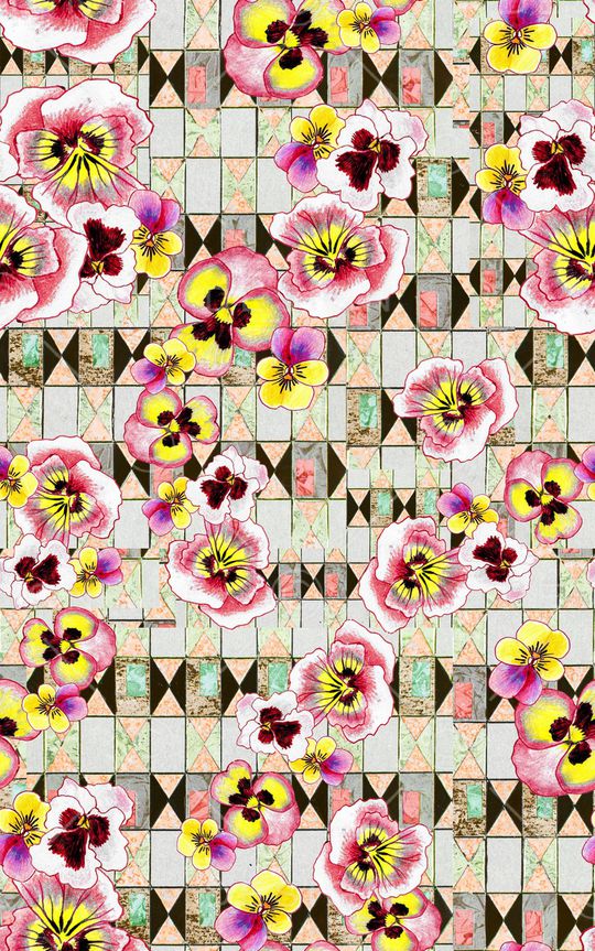 几何印花华亿平台图片