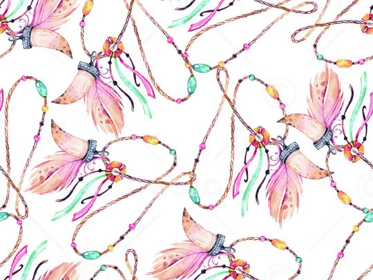 羽毛印花华亿平台图片