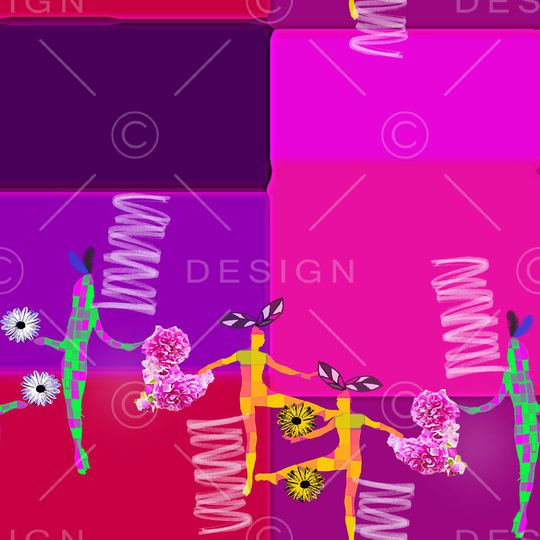 几何印花华亿平台图片