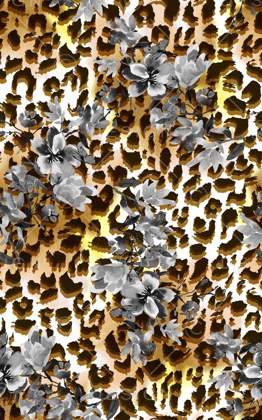 豹纹印花华亿平台图片