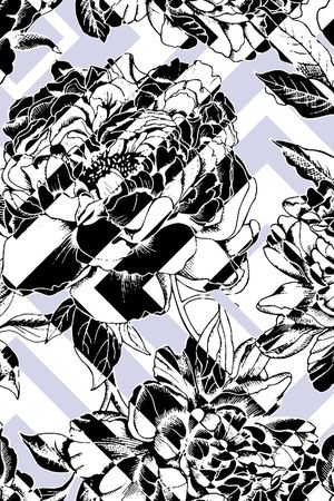 年轻女性印花华亿平台图片