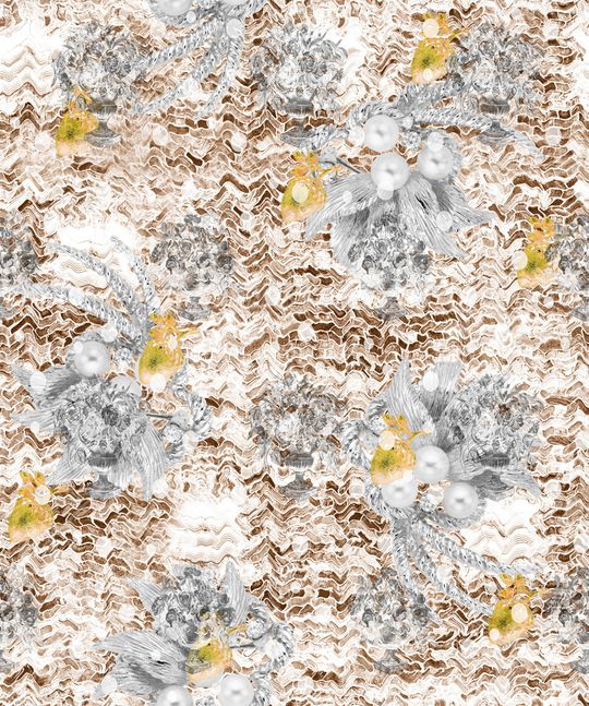 抽象男装印花华亿平台图片