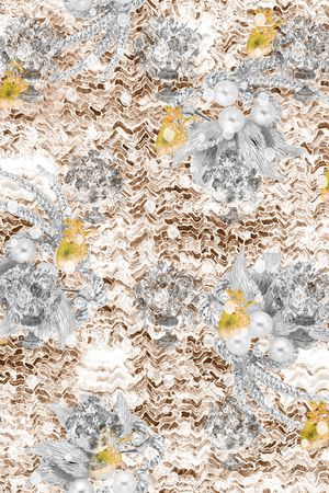 抽象男装印花华亿平台图片