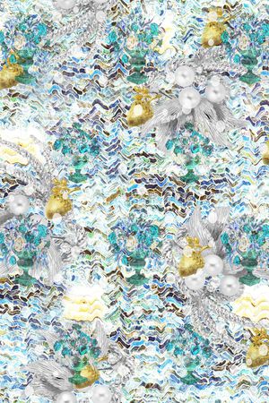 抽象男装印花华亿平台图片