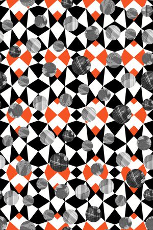 几何印花华亿平台图片