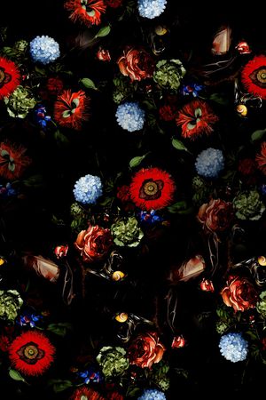 花瓣印花华亿平台图片