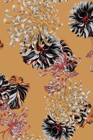 别致花卉印花华亿平台图片