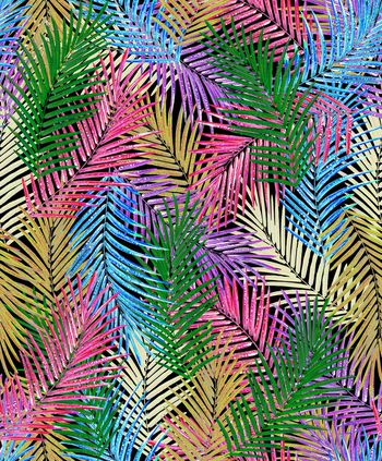 绿植树叶印花华亿平台图片