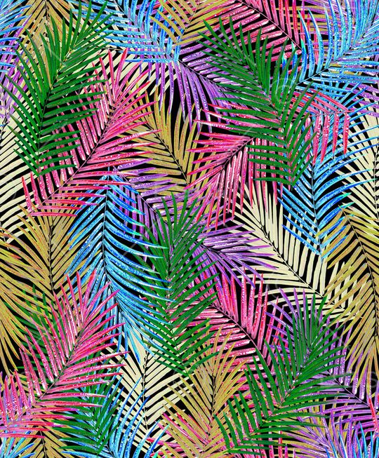 绿植树叶印花华亿平台图片