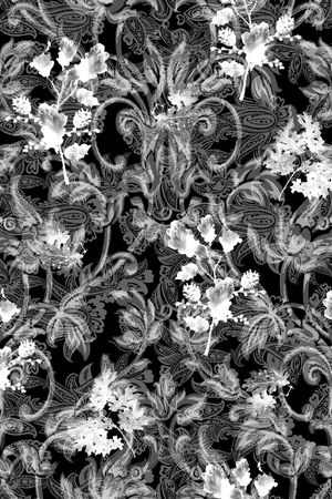 佩斯利印花华亿平台图片