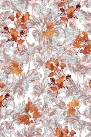 佩斯利印花华亿平台图片