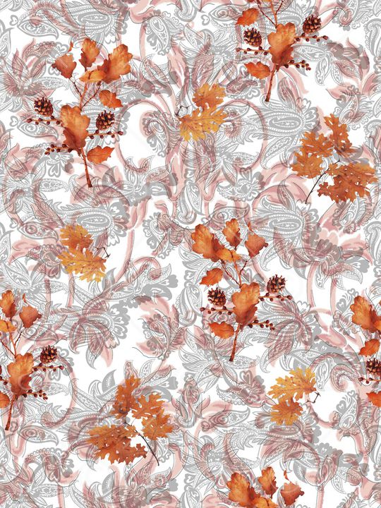 佩斯利印花华亿平台图片