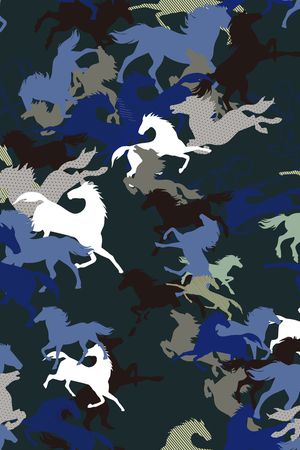 迷彩印花华亿平台图片