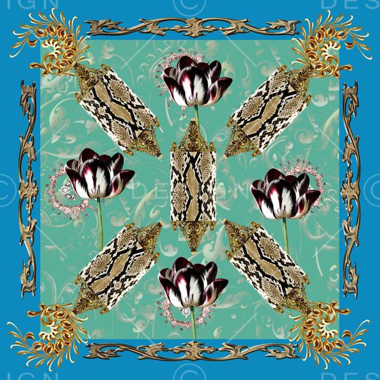 方巾印花华亿平台图片