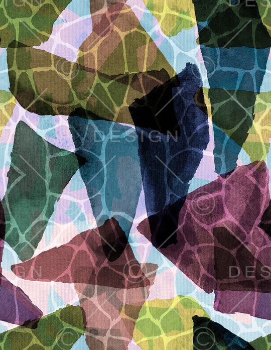 抽象印花华亿平台图片