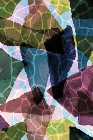 抽象印花华亿平台图片