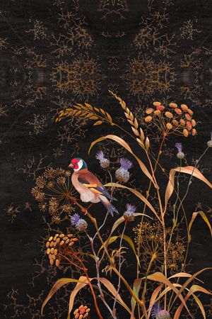 花鸟印花华亿平台图片