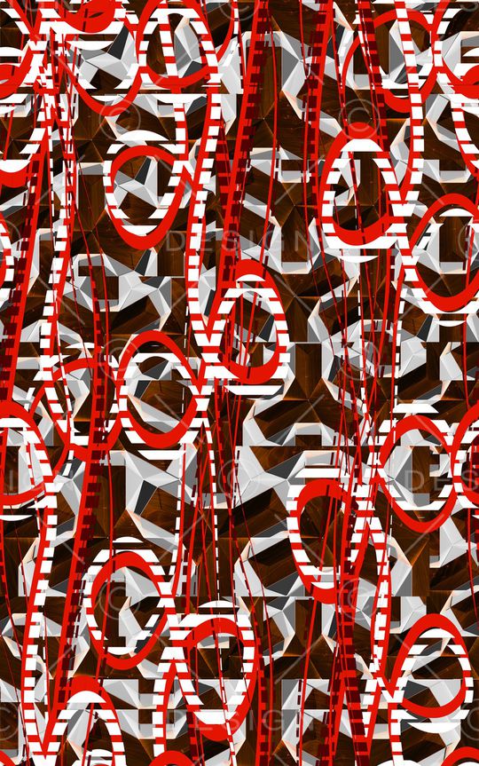 几何印花华亿平台图片