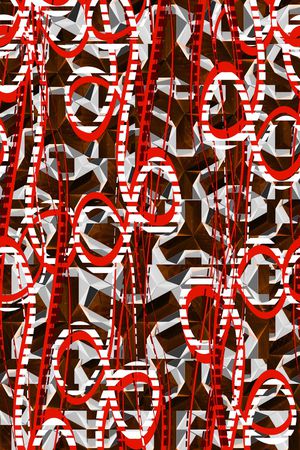 几何印花华亿平台图片