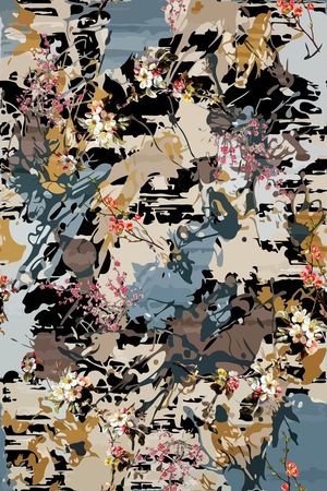 迷彩印花华亿平台图片