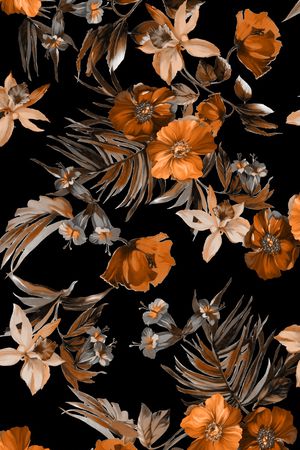 复古印花华亿平台图片