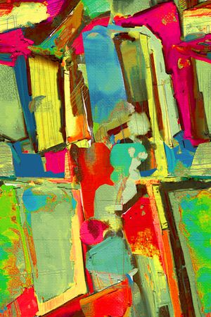 洋阳---抽象印花华亿平台图片