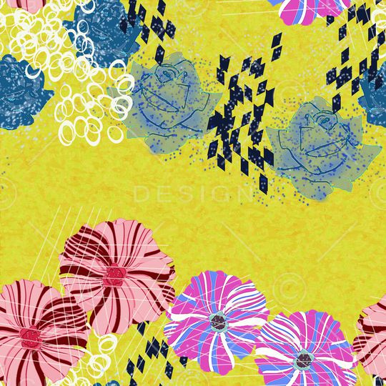 几何印花华亿平台图片