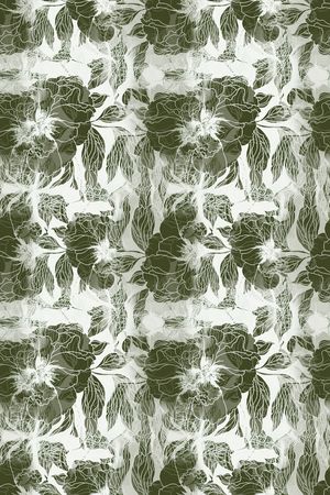 抽象花卉印花华亿平台图片