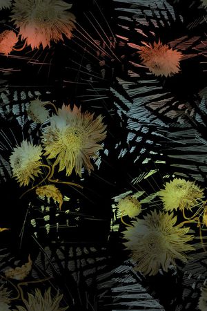 绿植树叶印花华亿平台图片