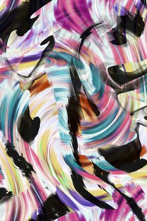 抽象印花华亿平台图片