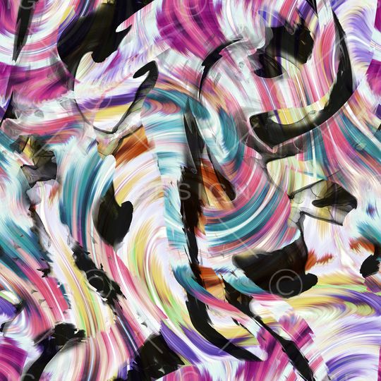 抽象印花华亿平台图片