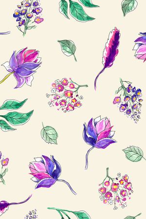 绿植树叶印花华亿平台图片