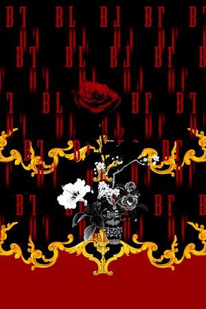 抽象男装印花华亿平台图片