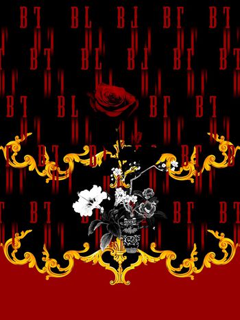 抽象男装印花华亿平台图片