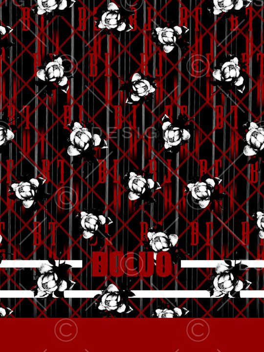 抽象男装印花华亿平台图片