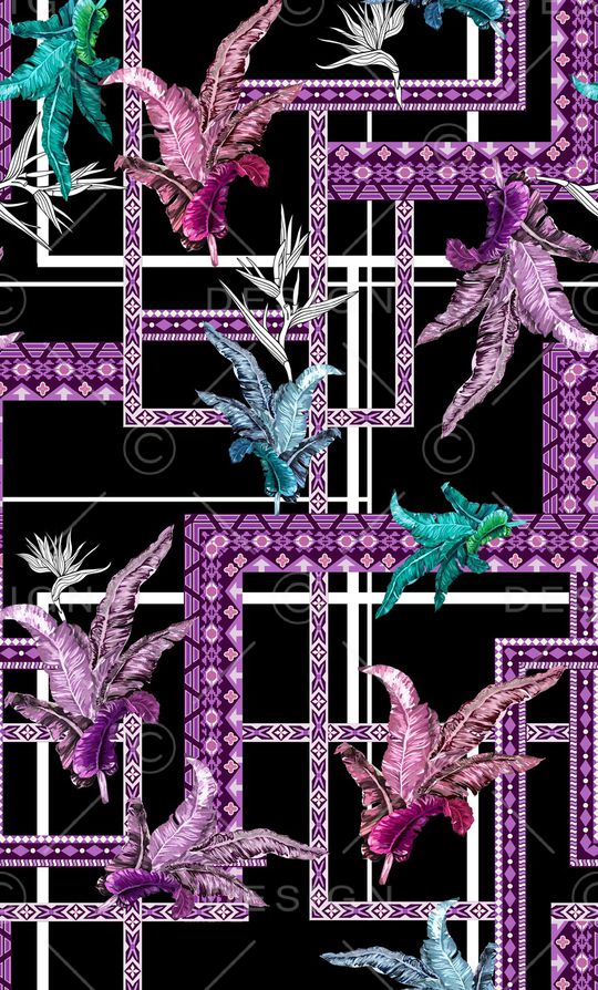 植物印花华亿平台图片