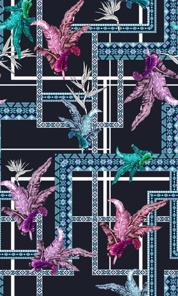 1159864-181217芭蕉树回路紫色